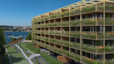 Apartamento T2 com Terraço e Piscina no Marina Douro