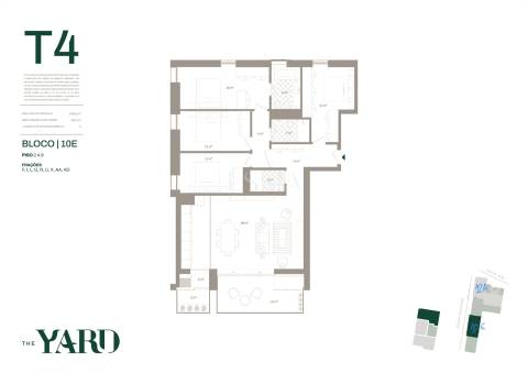 Apartamento T4 com Varanda Vistas de Rio e Mar aos Jardins da Arrábida