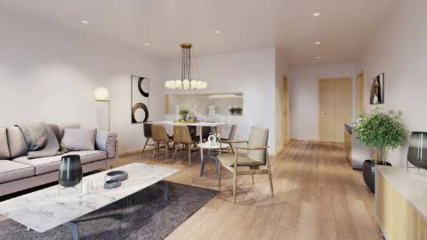 Apartamento T2 com Garagem e Varanda junto ao Jardim Paulo Vallada
