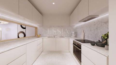 Apartamento T0  junto ao Jardim Paulo Vallada com Varanda