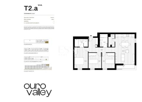 Apartamento T3 com Varanda e Garagem no Ouro Valley