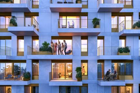 Penthouse T3 Duplex com terraço no Antas Atrium