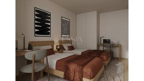 Apartamento T1+1  em Condomínio Fechado na Asprela