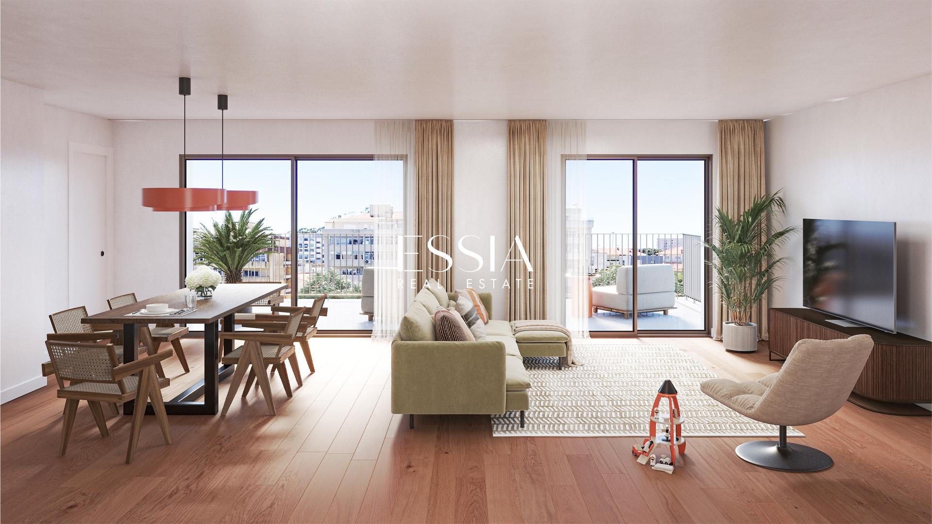 Penthouse T3 Duplex com 2 Terraços no Antas Atrium, Porto