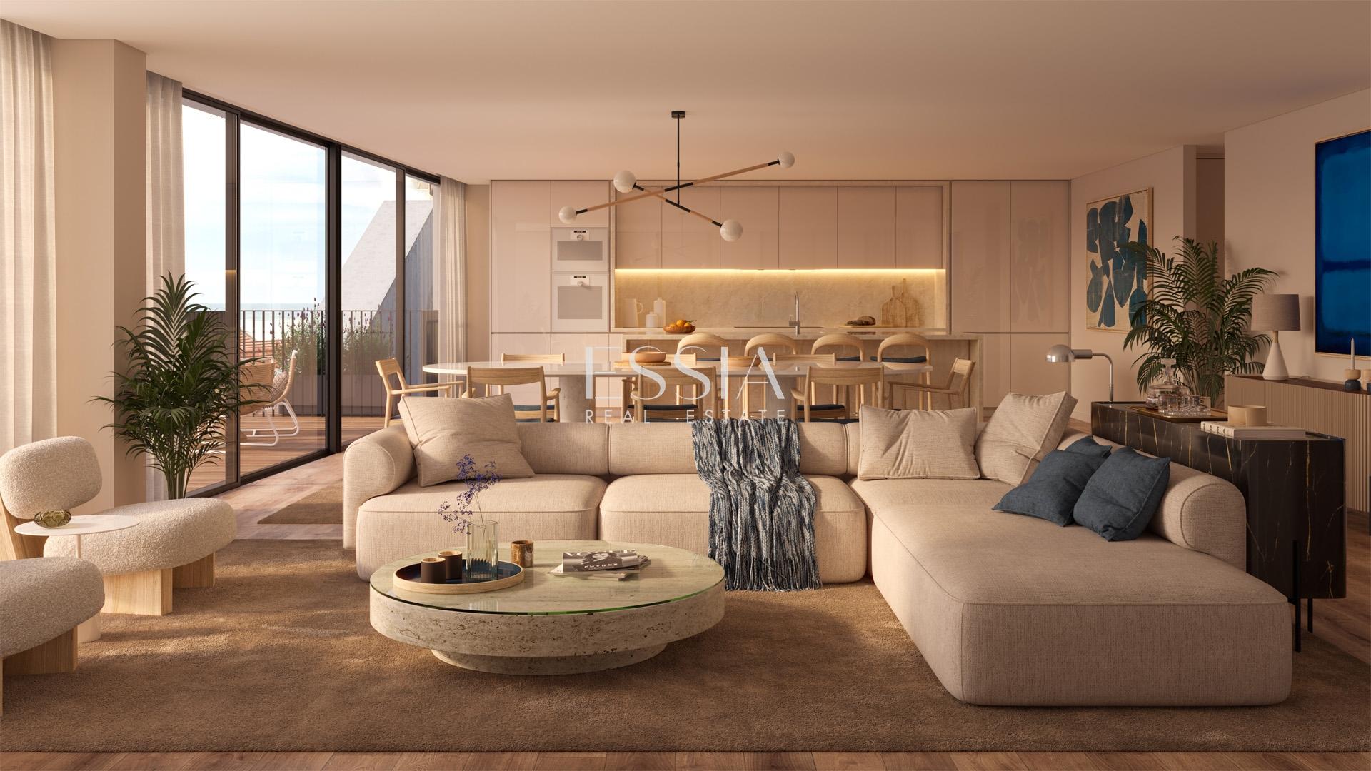 Apartamento T3 com Varanda em Leça da Palmeira
