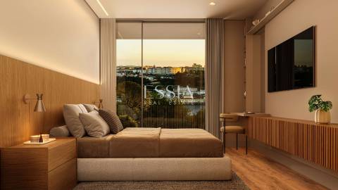 Apartamento T0+1 com Jardim no Palacete Douro, Porto