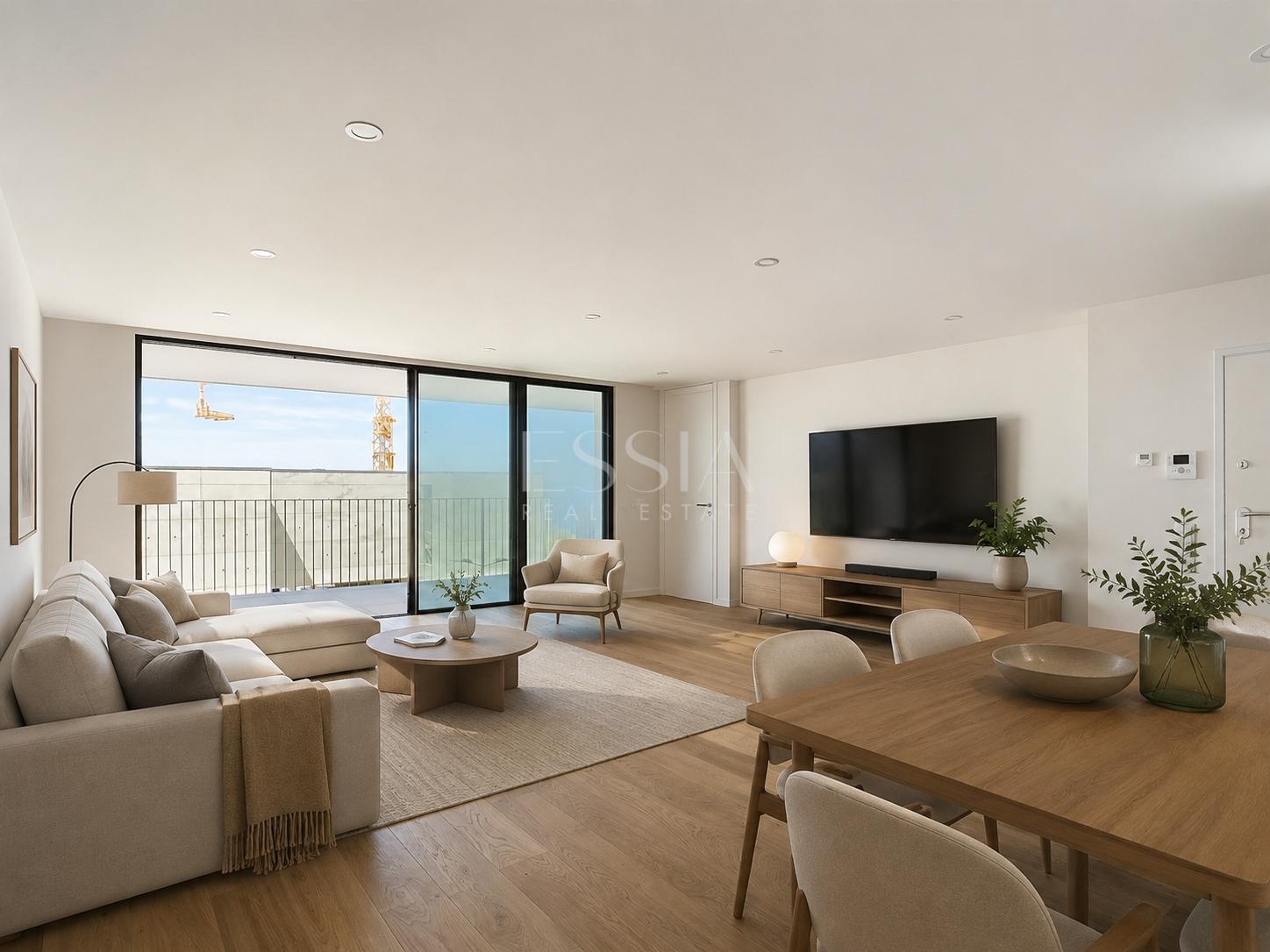 Apartamento T3 com varandas próximo ao mar em Canidelo, Vila Nova Gaia