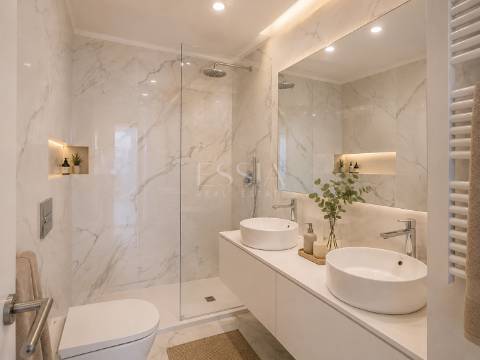 Apartamento T3 com varandas próximo ao mar em Canidelo, Vila Nova Gaia