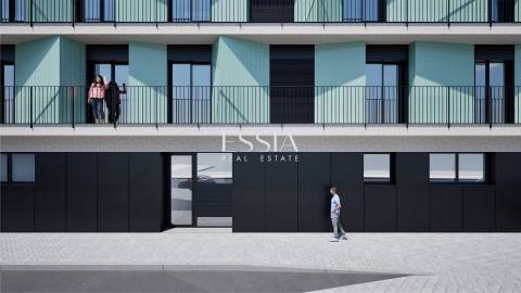 Apartamento T0 com garagem no CC FLATS