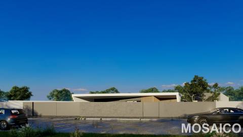 Lote para Moradia V3 térrea de 3 frentes, com piscina, em CANIDELO para VENDA