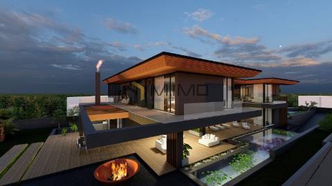 Terreno Quinta da Beloura I com vista de Golfe com projecto de arquitectura