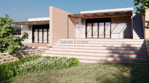 Terreno com projeto aprovado com 8.930m2 no Cerro do Galo, Almancil