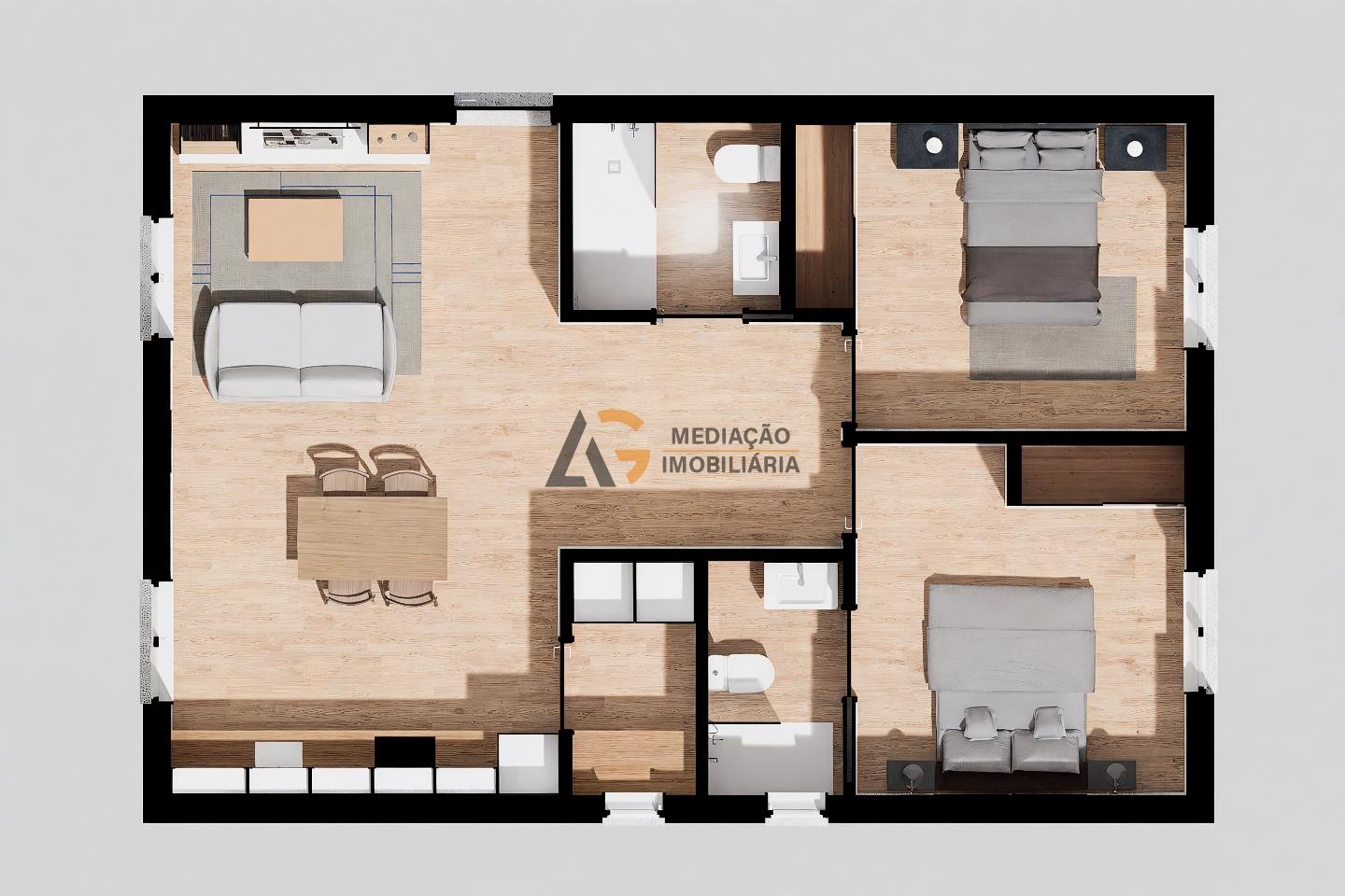 Moradia Terrea T2 Isolada em construção na Gafanha do Carmo