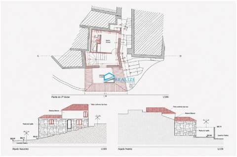 Moradia em Pedra para Reconstrução com Projeto Aprovado
