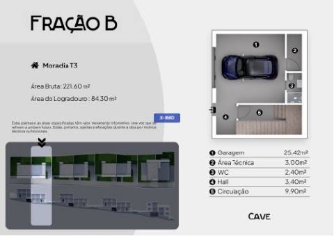 Moradia em Banda T3 Venda em Caniço,Santa Cruz
