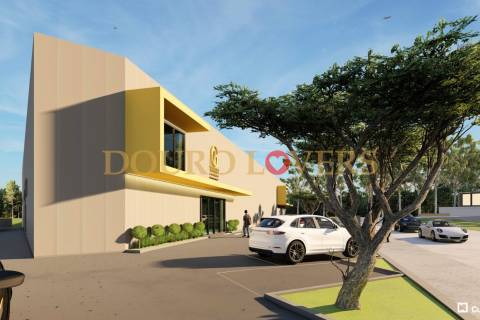 Terreno industrial com projeto aprovado para construção de 2 armazéns na zona Industrial em Serzedo.