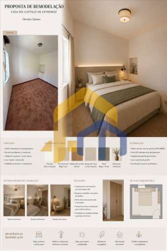 Moradia T1 com Jardim | Dentro da Muralha de Estremoz