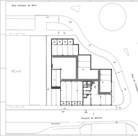 Terreno para Bloco de apartamentos em Oliveira do Douro.