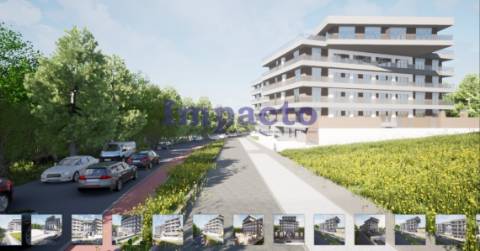 Apartamento T1 com terraço em construção