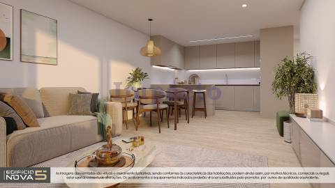 Apartamento T1 novo em São João da Madeira