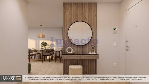 Apartamento T1 novo em São João da Madeira