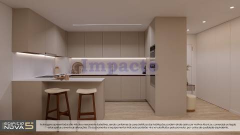Apartamento T1 novo em São João da Madeira