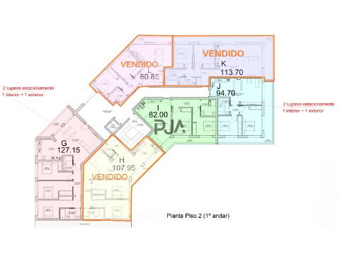 Apartamento T2 em Mangualde