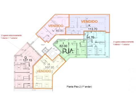 Apartamento T2 em Mangualde