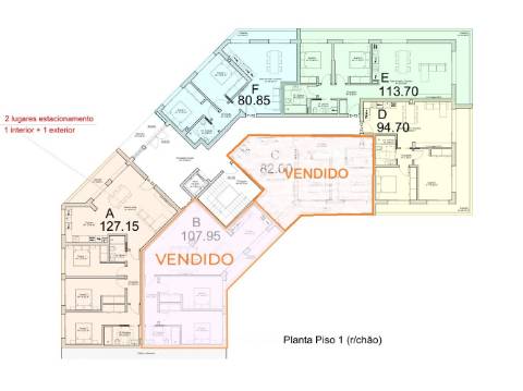 Apartamento T3 em Mangualde