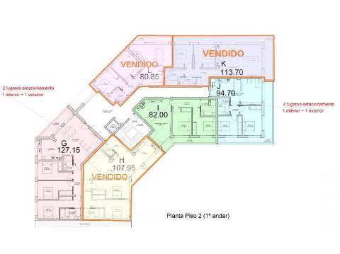 Apartamento T3 em Mangualde