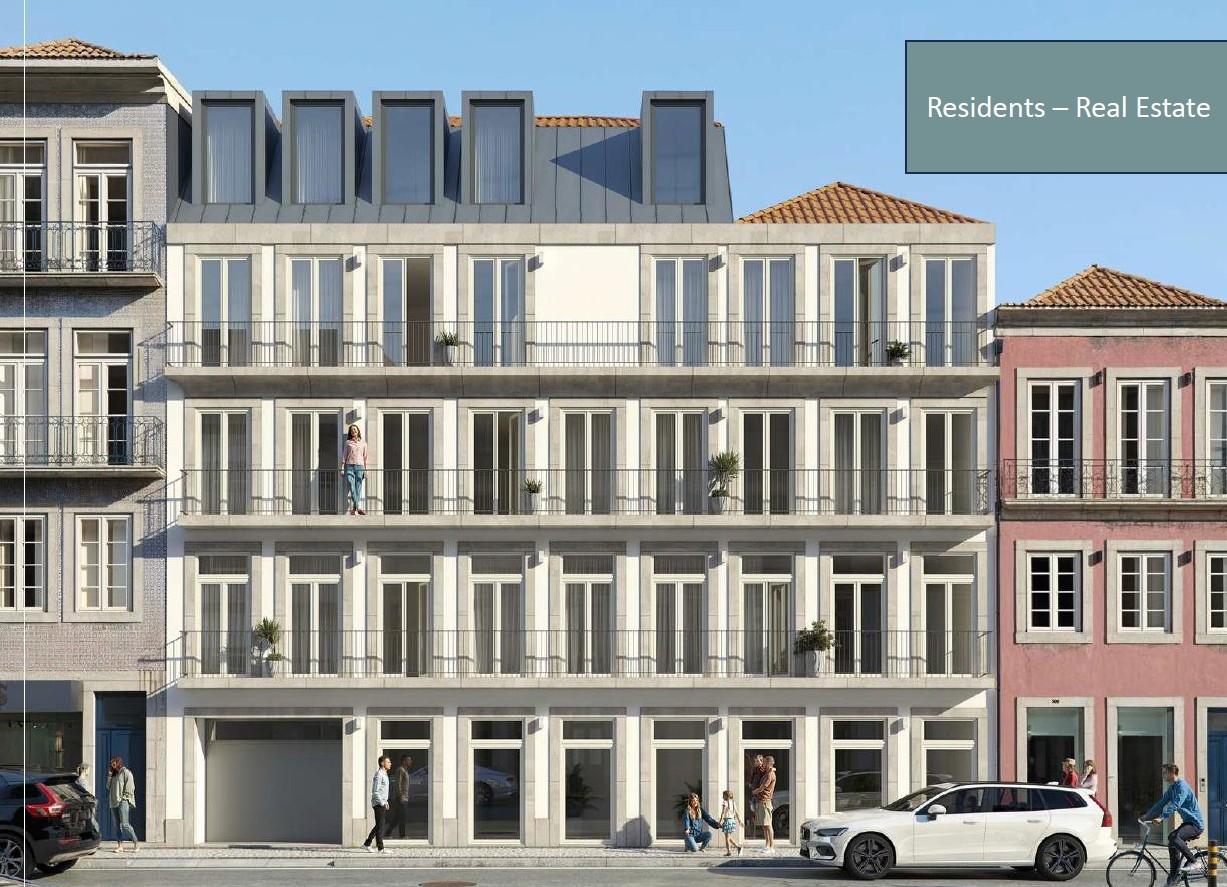 T3 duplex em último piso no centro do Porto.