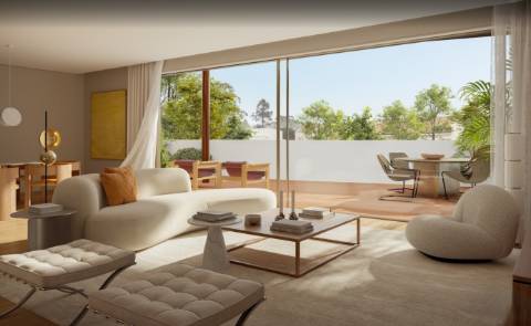 T5 de luxo c/ terraço e piscina com 685 m2 em construção na Av da Boavista