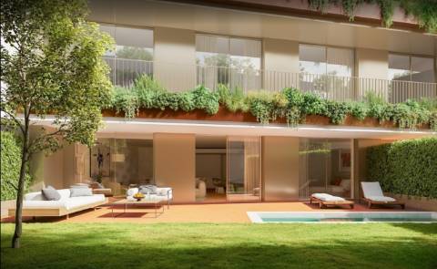 T4 de luxo c/ terraço e piscina com 485 m2 em construção na Av da Boavista