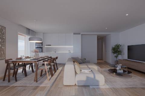 T1 em construção | Varanda | Garagem no Porto