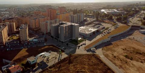 T1 c/ terraço de 50 m2 em construção | Vila Nova de Gaia