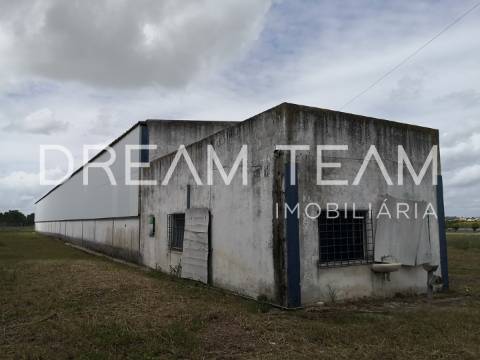Armazém com espaço exterior em Pegões