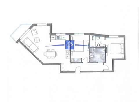 Apartamento com dois quartos a  5 minutos a pé da praia de Armação de Pêra