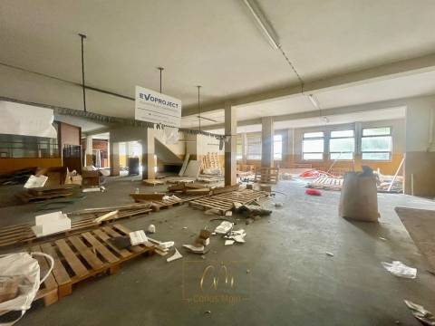 Dois armazéns com cerca de 1300m2 , com logradouro