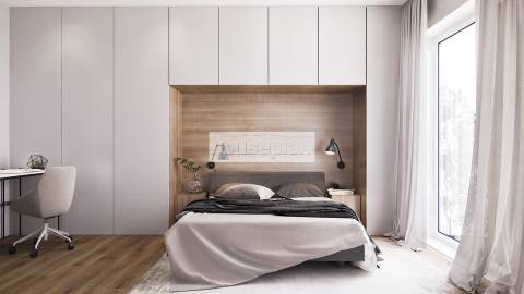Apartamento T2 novo com garagem, no coração das Avenidas Novas/730.000€.