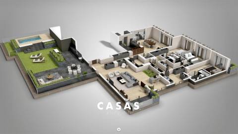 PENTHOUSE T3 COM TERRAÇO DE 211 M2 / PISCINA PRIVADA - Mobilada