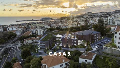 APARTAMENTO T2 DE LUXO C/VARANDA DE 19.20 m² NO CENTRO DO FUNCHAL