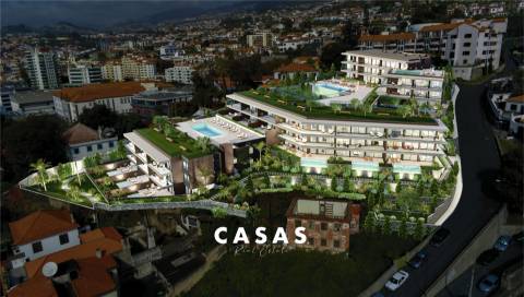 APARTAMENTO T2 DE LUXO C/VARANDA DE 19.20 m² NO CENTRO DO FUNCHAL