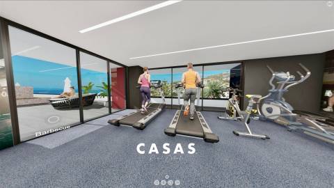 APARTAMENTO T1 C/VARANDA DE 9.75 m² no GARAJAU
