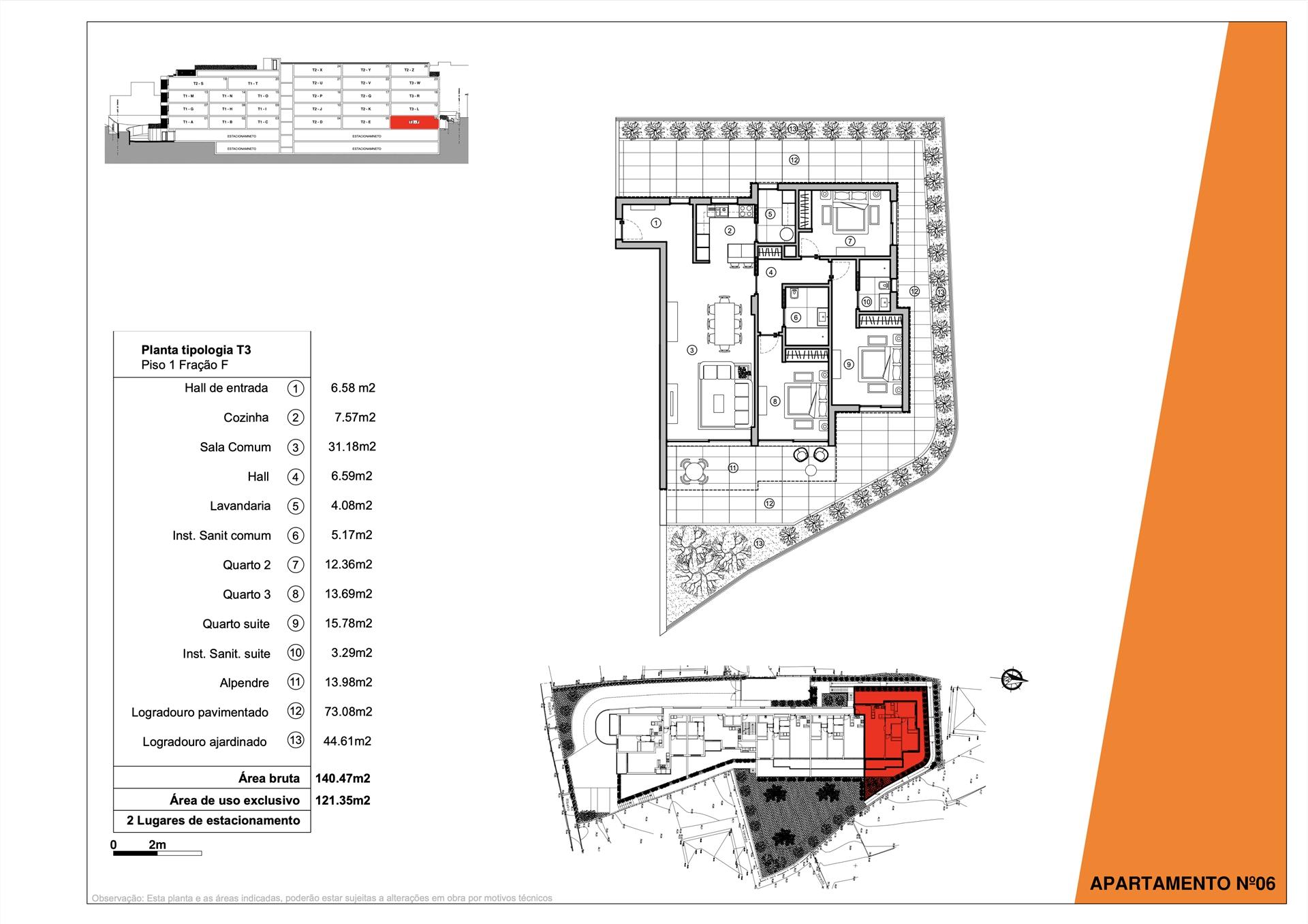Apartamento T3 com logradouro de 121,35 m² | Machico, ilha da Madeira