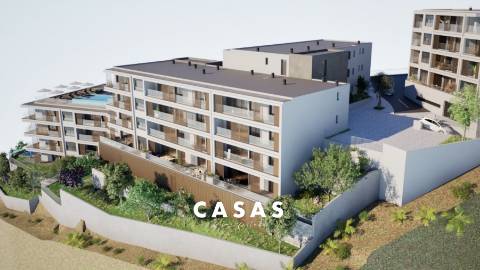 APARTAMENTO T3 com Logradoro de 64m2 + Piscina privada / Estreito de Câmara de Lobos