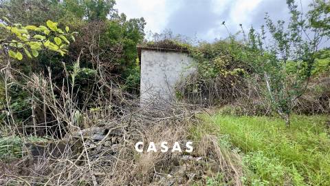 Moradia devoluta num lote de terreno misto de 2.950m² com duas frentes de estrada em Santana