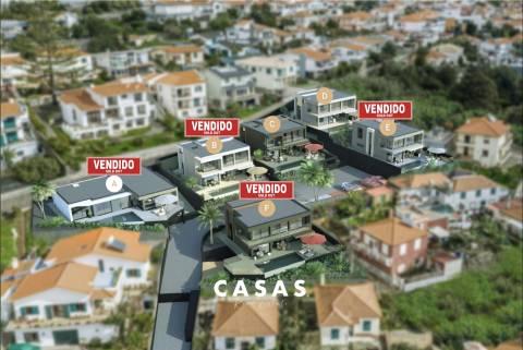 Moradia T3 com piscina e vista sobre o Funchal