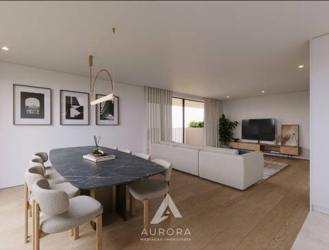 Apartamento T2 - Terraço + varanda + lugar de garagem + arrumos