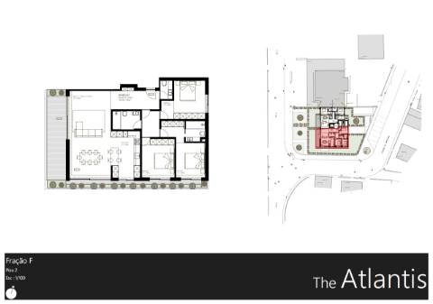 Apartamento T3 - Terraço + varandas + 2 lugar de garagem + arrumos