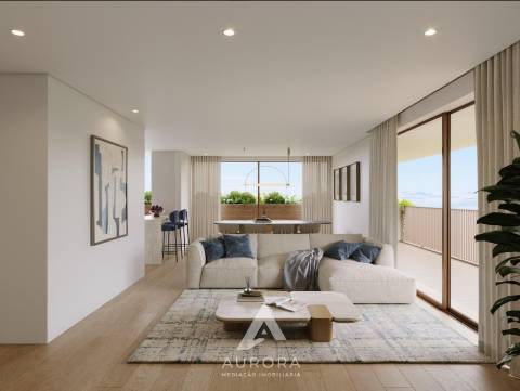 Apartamento T3 - Terraço + varanda + 2 lugar de garagem + arrumos